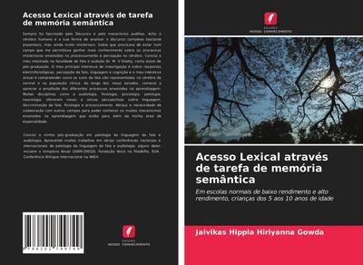 Acesso Lexical através de tarefa de memória semântica