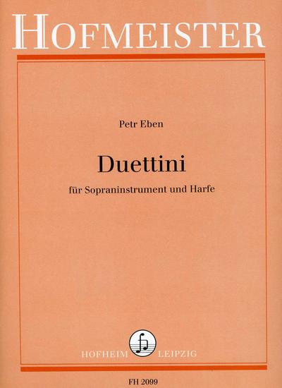 Duettini für Sopraninstrumentund Harfe