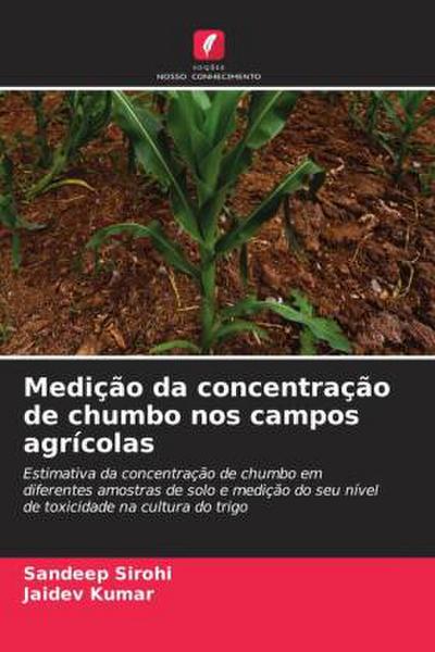 Medição da concentração de chumbo nos campos agrícolas