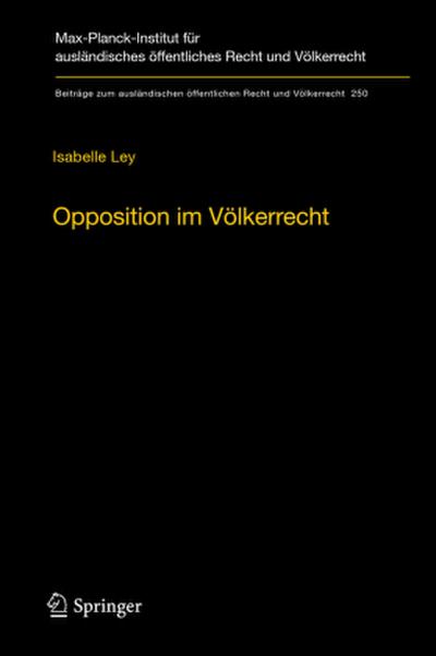 Opposition im Völkerrecht