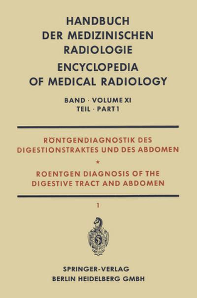 Handbuch der medizinischen Radiologie, 2 Tle.