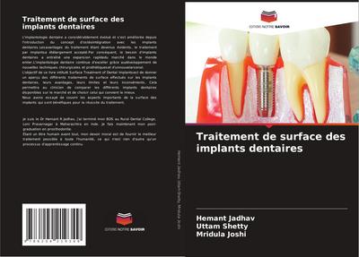 Traitement de surface des implants dentaires