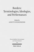 Borders: Terminologies, Ideologies, and Performanc