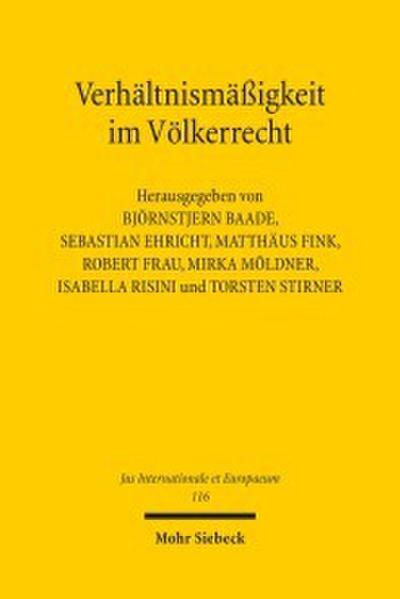 Verhältnismäßigkeit im Völkerrecht