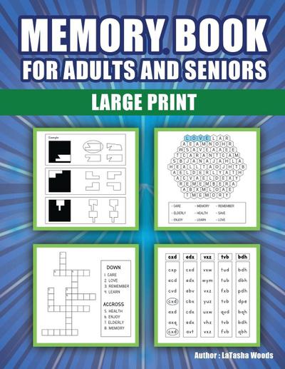 MEMORY BOOK FOR ADULTS AND SENIORS