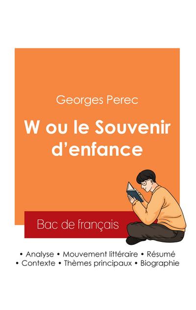 Réussir son Bac de français 2025 : Analyse du roman W ou le Souvenir d’enfance de Georges Perec