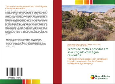 Teores de metais pesados em solo irrigado com água residuária