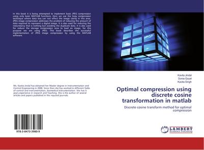 Optimal compression using discrete cosine transformation in matlab