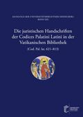 Die juristischen Handschriften der Codices Palatin