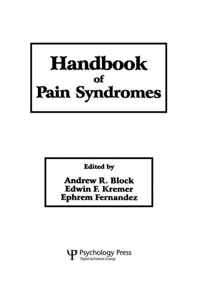 Handbook of Pain Syndromes