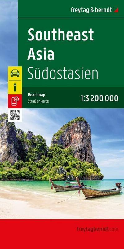 Südostasien, Straßenkarte 1:3.200.000, freytag & berndt