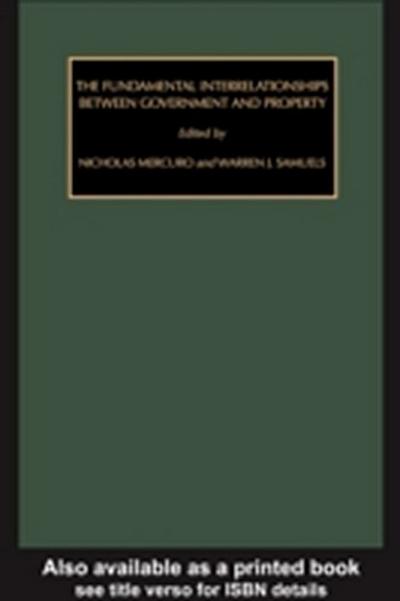 Fundamental Interrelationships between Government and Property