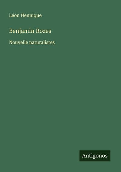 Benjamin Rozes