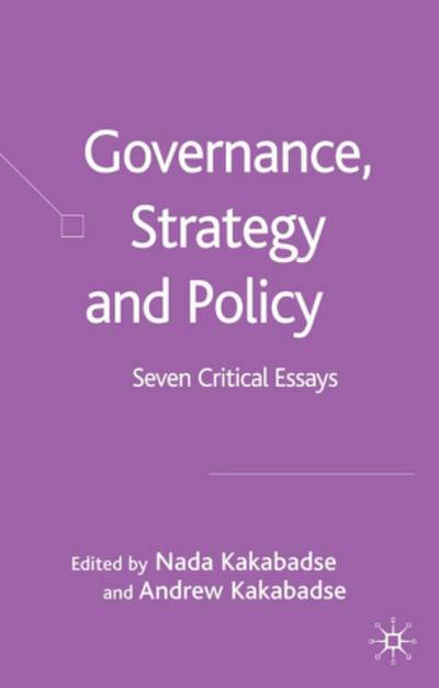 Governance, Strategy and Policy