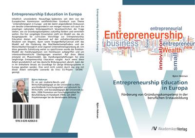 Entrepreneurship Education in Europa - Björn Hekman