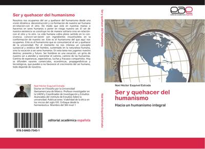 Ser y quehacer del humanismo