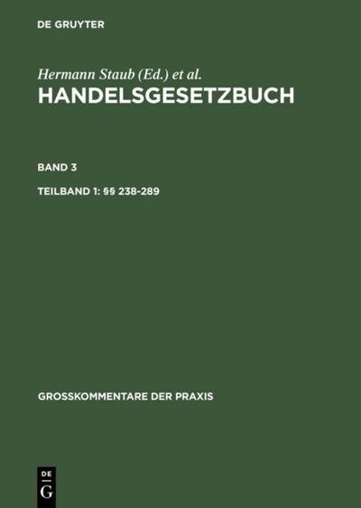 Tlbd 1: §§ 238-289. Tlbd 2: §§ 290-342a