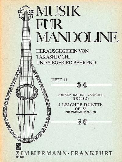 4 leichte Duette op.56für 2 Mandolinen