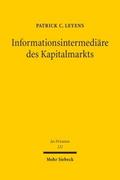Informationsintermediäre des Kapitalmarkts
