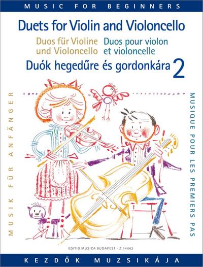 Duos für Anfänger Band 2für Violine und Violoncello