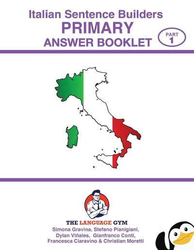 ITALIAN SENTENCE BUILDERS - Primary  -  ANSWER BOOK