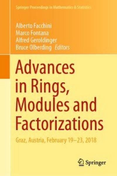 Advances in Rings, Modules and Factorizations