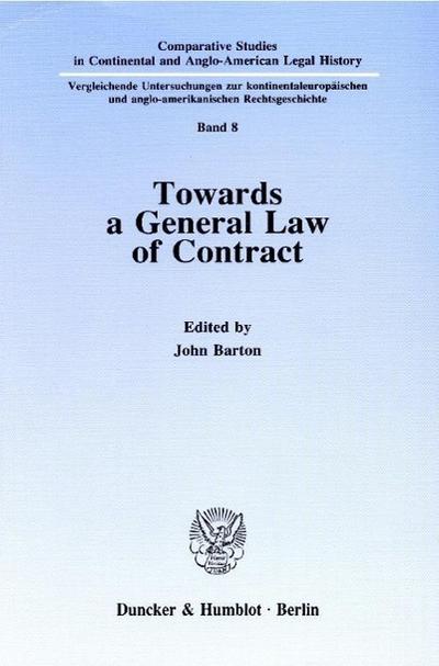 Towards a General Law of Contract.