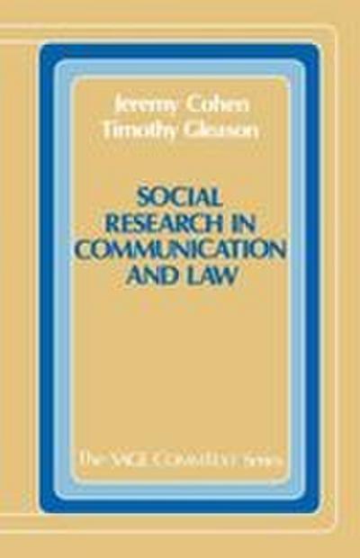 Social Research in Communication and Law