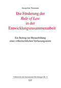 Die Förderung der Rule of Law in der Entwicklungsz