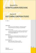 Zeitschrift für Ostmitteleuropa-Forschung (ZfO) 71/3 / Journal of East Central European Studies (JECES)