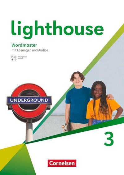 Lighthouse Band 3: 7. Schuljahr - Wordmaster mit Audios und Lösungen