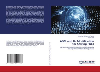 ADM and Its Modification for Solving PDEs