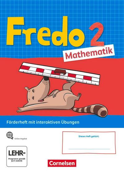 Fredo Mathematik 2. Schuljahr. Ausgabe A - Förderheft mit interaktiven Übungen online