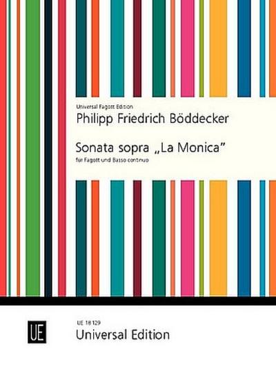 Sonata sopra la Monicafür Fagott und Bc