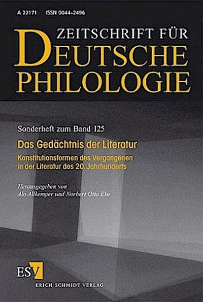Das Gedächtnis in der Literatur