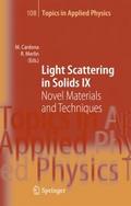 Light Scattering in Solids IX