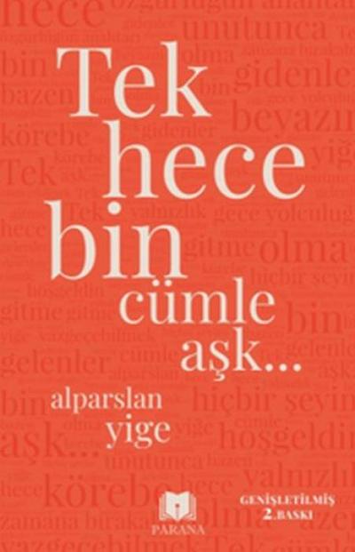 Tek Hece Bin Cümle Ask