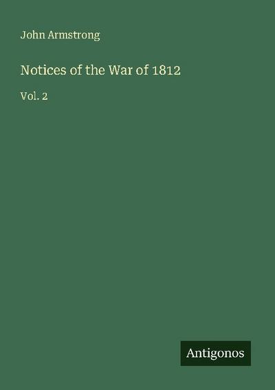 Notices of the War of 1812
