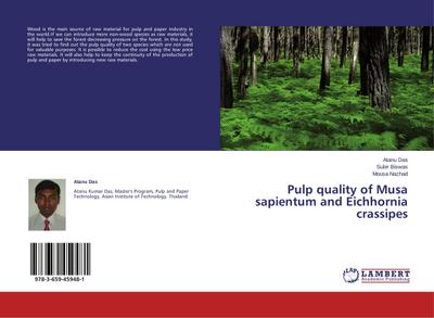 Pulp quality of Musa sapientum and Eichhornia crassipes