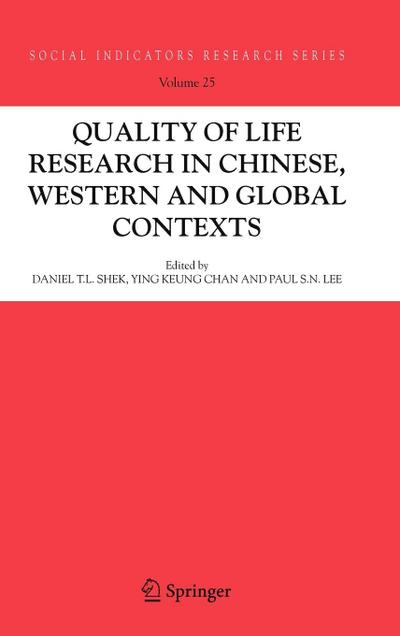 Quality-Of-Life Research in Chinese, Western and Global Contexts