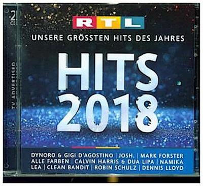 RTL HITS 2018, 2 Audio-CDs