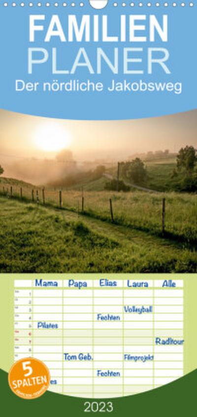 Familienplaner Der nördliche Jakobsweg (Wandkalender 2023 , 21 cm x 45 cm, hoch)