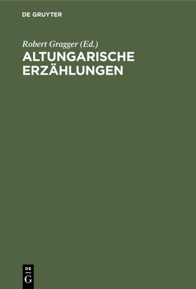 Altungarische Erzählungen