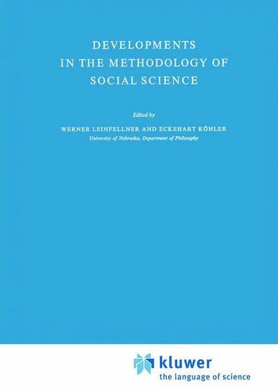 Developments in the Methodology of Social Science
