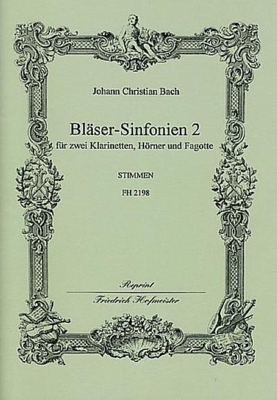 Bläser-Sinfonien Band 2 für2 Klarinetten, 2 Hörner, Fagott