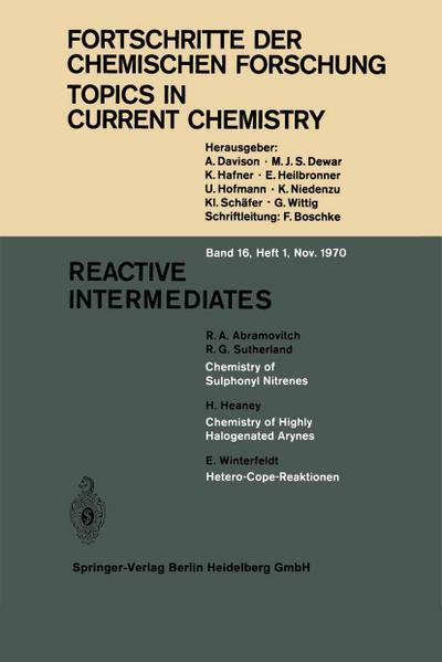 Reactive Intermediates