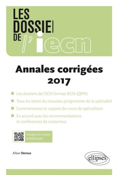 Les dossiers de l’’IECN - annales 2017 corrigées