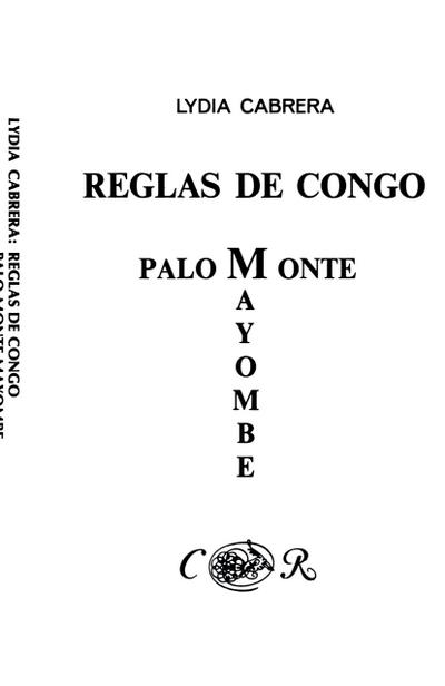 Reglas de Congo/ Palo Monte Mayombe