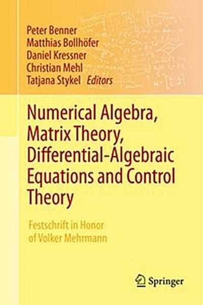 Numerical Algebra, Matrix Theory, Differential-Algebraic Equations and Control Theory