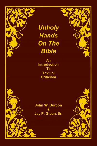Unholy Hands on the Bible